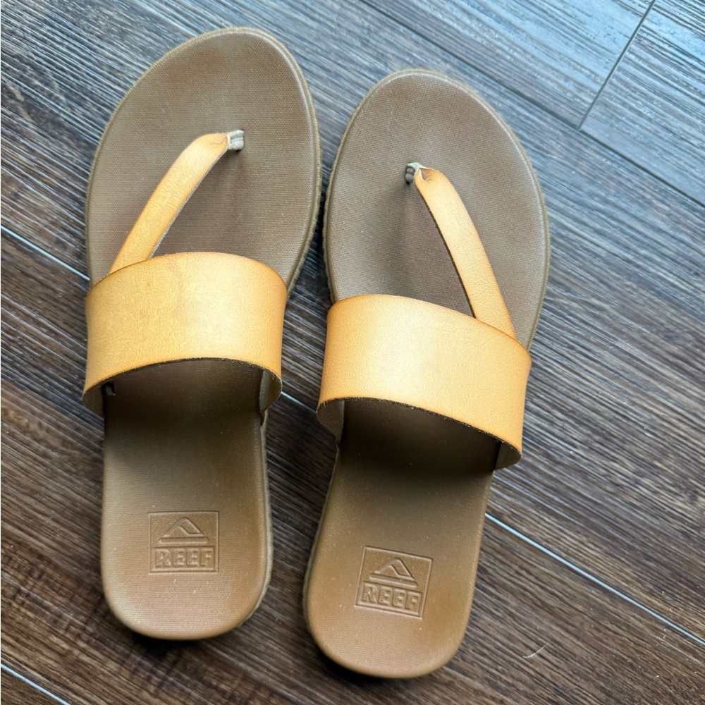 Reef Tan and Brown Flip Flops